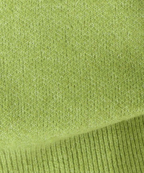 niko and...（ニコアンド）の「洗えるクルーロゴニットプルオーバー（ニット/セーター・レディース・チャコール/ライトグレー/グリーン/ブルー・FREE）」の17枚目の写真
