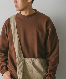 配色ステッチプルオーバー