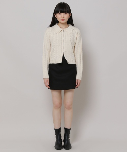 ALAND(エーランド)の「3.3 Field Trip/シンプルミニスカート 2180722(スカート・レディース・グレー/ブラック/ベージュ・FREE)」の11枚目の写真