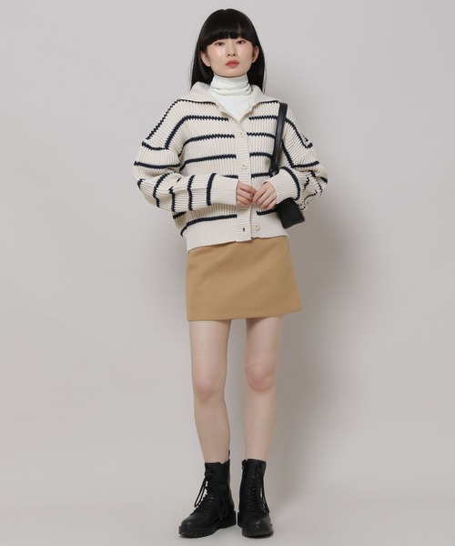 ALAND(エーランド)の「3.3 Field Trip/シンプルミニスカート 2180722(スカート・レディース・グレー/ブラック/ベージュ・FREE)」の13枚目の写真