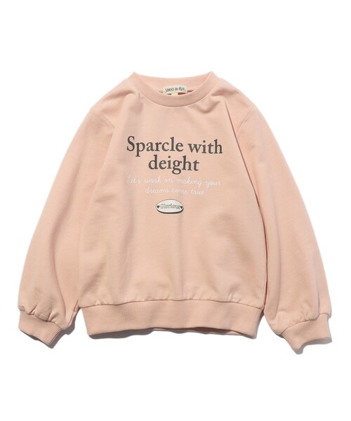 SHOO・LA・RUE（シューラルー）の「◆【110-140cm】CVC裏毛GIRLSアソートトレーナー（スウェット・キッズ・レモンイエロー/ベビーピンク/ライトパープル/アイボリー・14/13/12/11）」の8枚目の写真