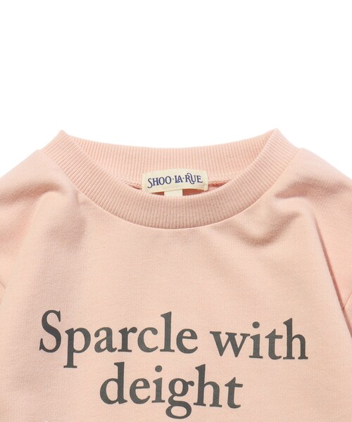 SHOO・LA・RUE（シューラルー）の「◆【110-140cm】CVC裏毛GIRLSアソートトレーナー（スウェット・キッズ・レモンイエロー/ベビーピンク/ライトパープル/アイボリー・14/13/12/11）」の7枚目の写真