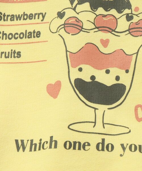 SHOO・LA・RUE（シューラルー）の「◆【110-140cm】CVC裏毛GIRLSアソートトレーナー（スウェット・キッズ・レモンイエロー/ベビーピンク/ライトパープル/アイボリー・14/13/12/11）」の10枚目の写真