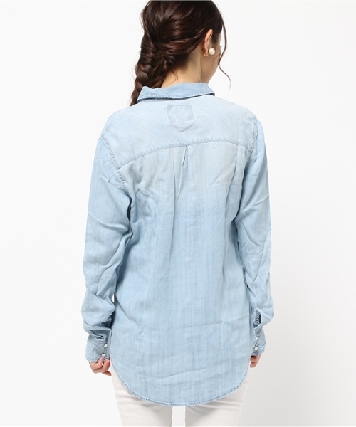 ROSE BUD（ローズバッド）の「(RAILS)RW25798 MARLOW DENIM SHIRT（シャツ/ブラウス・レディース・ブルー系その他・SMALL/X-SMALL）」の6枚目の写真
