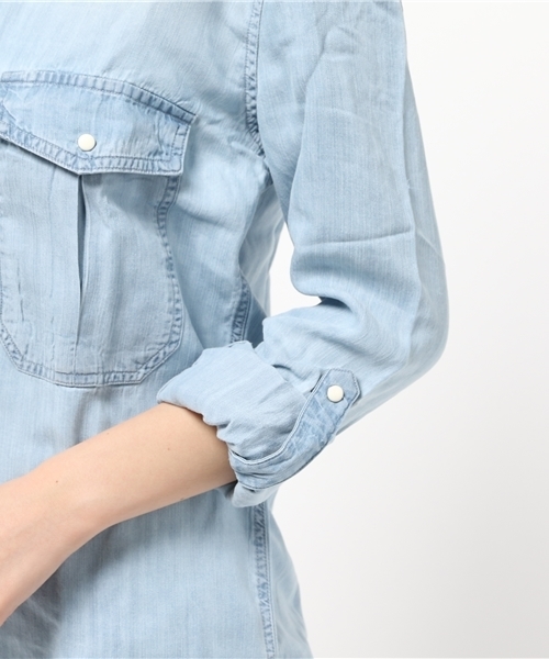 ROSE BUD（ローズバッド）の「(RAILS)RW25798 MARLOW DENIM SHIRT（シャツ/ブラウス・レディース・ブルー系その他・SMALL/X-SMALL）」の2枚目の写真