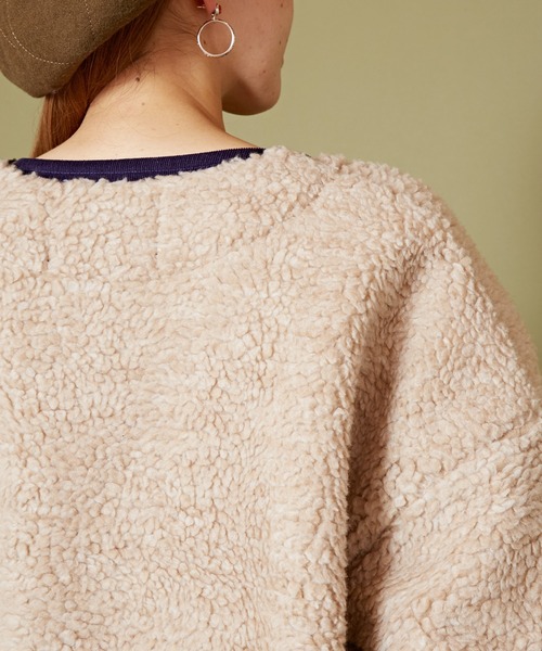 チャイハネ（チャイハネ）の「【チャイハネ】Amina×grn ボナトアロングジャケット（その他アウター・レディース・パープル系その他/ベージュ・FREE）」の20枚目の写真