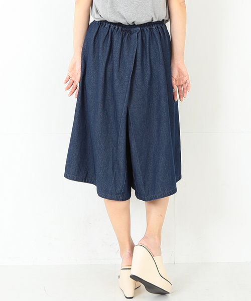 CAROLINA GLASER(カロリナ グレイサー)の「CAROLINA GLASER / デニムガウチョパンツ(その他パンツ・レディース・インディゴブルー・ONE SIZE)」の3枚目の写真