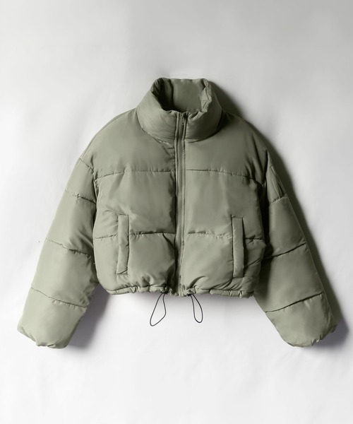 新色追加／7色展開 】パファーショートフェイクダウンジャケット