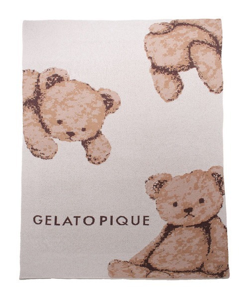 【Sleep】3カラーベアジャガードマルチカバー＆ピローケース gelato pique Sleep（ジェラートピケスリープ）の「【Sleep】3