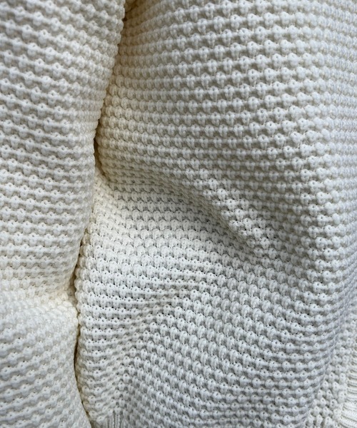 DISCOAT(ディスコート)の「【WEB限定】カノコ編みパール釦カーディガン(カーディガン/ボレロ・レディース・ネイビー/レッド/オフホワイト/アイボリー・FREE)」の21枚目の写真