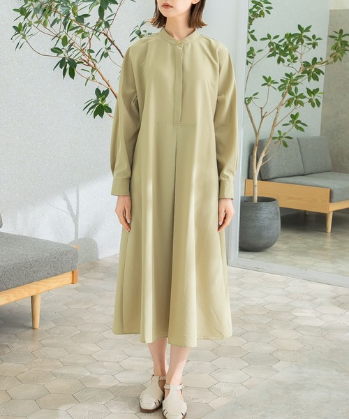 URBAN RESEARCH ROSSO WOMEN(アーバンリサーチ ロッソ)の「ウエストベルトドルマンワンピース(ワンピース・レディース・ブルー/ベージュ系その他/チャコールグレー・FREE)」の15枚目の写真