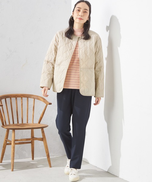 DECOY SINCE 1981(デコイシンスイチキュウハチイチ)の「【オーガニックコットン】スムースボーダーTシャツ(Tシャツ/カットソー・レディース・サックスブルー/イエロー/ピンク・M/L/LL)」の9枚目の写真