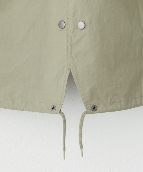 CIAOPANIC TYPY（チャオパニックティピー）の「【KIDS】【OSORO】2WAYﾎﾞﾘｭｰﾑｽﾘｰﾌﾞﾊｰﾌｺｰﾄ（ステンカラーコート・キッズ・ブラック/カーキ/オフホワイト・S/XXL/L/XL/M）」の17枚目の写真
