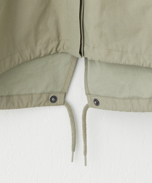 CIAOPANIC TYPY（チャオパニックティピー）の「【KIDS】【OSORO】2WAYﾎﾞﾘｭｰﾑｽﾘｰﾌﾞﾊｰﾌｺｰﾄ（ステンカラーコート・キッズ・ブラック/カーキ/オフホワイト・S/XXL/L/XL/M）」の16枚目の写真