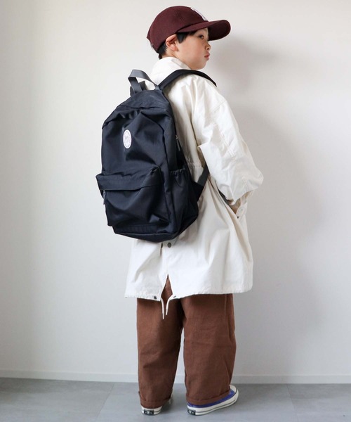 CIAOPANIC TYPY（チャオパニックティピー）の「【KIDS】【OSORO】2WAYﾎﾞﾘｭｰﾑｽﾘｰﾌﾞﾊｰﾌｺｰﾄ（ステンカラーコート・キッズ・ブラック/カーキ/オフホワイト・S/XXL/L/XL/M）」の22枚目の写真