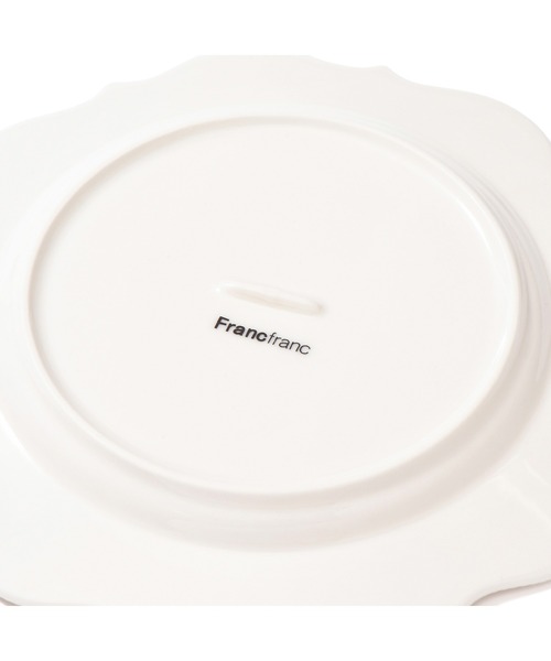 Francfranc(フランフラン)の「ブランシェ プレート S ウェーブ ホワイト(食器)」 WEAR
