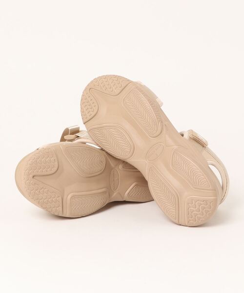 moz（モズ）の「moz(モズ) ロゴ入り厚底クッションスポーツサンダル（サンダル・レディース・ブラック/カーキ/ベージュ・M/S/L/LL）」の4枚目の写真