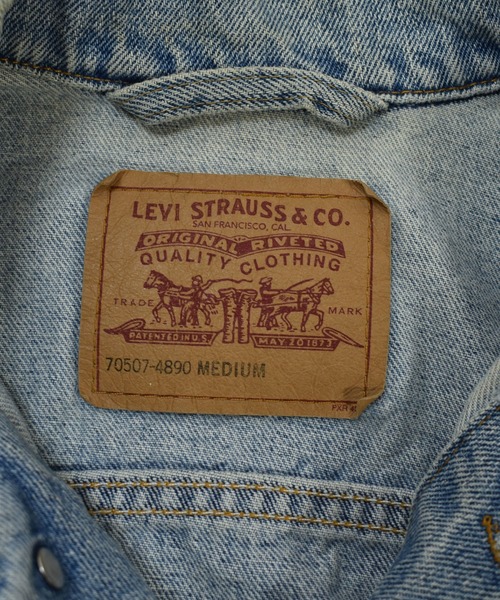 Levi's（リーバイス）の「【ヴィンテージ古着】90s Levi's / リーバイス 70507-4890 デニムジャケット USA製（デニムジャケット・メンズ・ブルー・MEDIUM）」の8枚目の写真