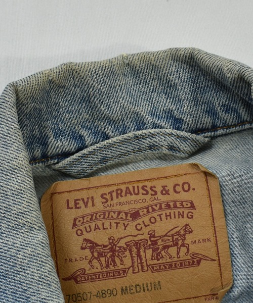 Levi's（リーバイス）の「【ヴィンテージ古着】90s Levi's / リーバイス 70507-4890 デニムジャケット USA製（デニムジャケット・メンズ・ブルー・MEDIUM）」の9枚目の写真