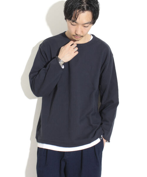 GLOSTER(グロスター)の「【GLOSTER/グロスター】カットオフ リメイククルーネックスウェット(スウェット・メンズ・ネイビー/グレー/アイボリー・M/L)」の14枚目の写真