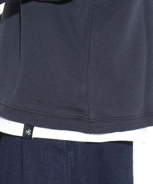 GLOSTER(グロスター)の「【GLOSTER/グロスター】カットオフ リメイククルーネックスウェット(スウェット・メンズ・ネイビー/グレー/アイボリー・M/L)」の6枚目の写真