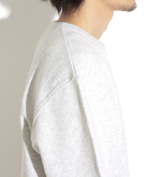 GLOSTER(グロスター)の「【GLOSTER/グロスター】カットオフ リメイククルーネックスウェット(スウェット・メンズ・ネイビー/グレー/アイボリー・M/L)」の12枚目の写真