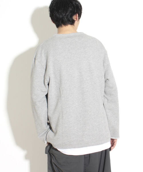 GLOSTER(グロスター)の「【GLOSTER/グロスター】カットオフ リメイククルーネックスウェット(スウェット・メンズ・ネイビー/グレー/アイボリー・M/L)」の17枚目の写真