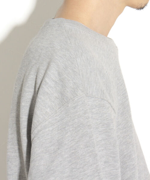 GLOSTER(グロスター)の「【GLOSTER/グロスター】カットオフ リメイククルーネックスウェット(スウェット・メンズ・ネイビー/グレー/アイボリー・M/L)」の9枚目の写真
