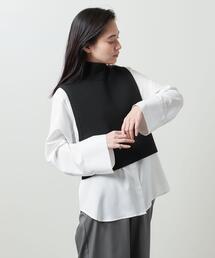 <MARW UNITED ARROWS>ニットベスト&シャツコンビ