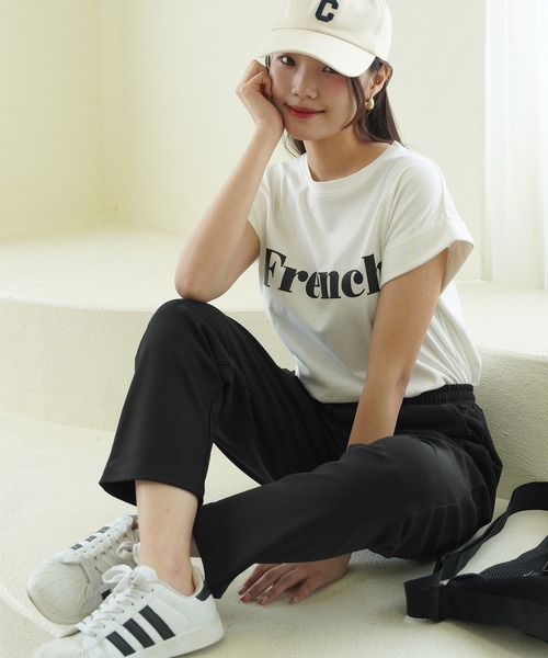 coca(coca)(コカ)の「ジャージージョガーパンツ(その他パンツ・レディース・ブラック/ブラウン・M/L)」の6枚目の写真