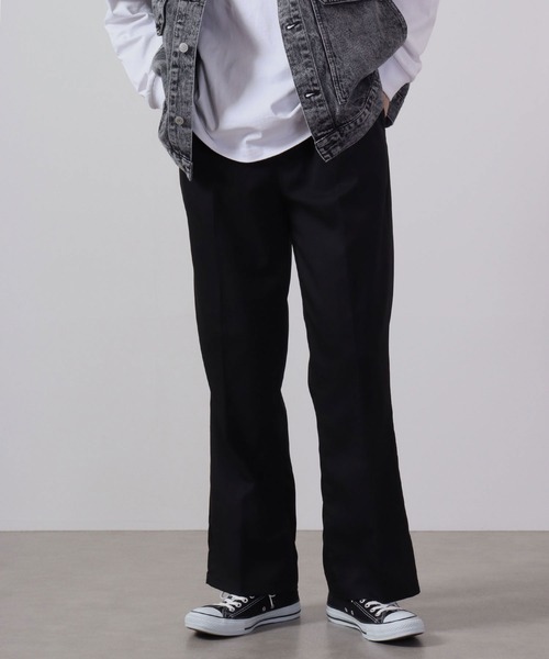 FUNALIVE（ファンアライブ）の「センタープレス ストレッチ カラーフレアパンツ（スラックス・メンズ・グリーン/モカ/ベージュ/ホワイト/サックスブルー/ブラック・XL/L/M）」の3枚目の写真