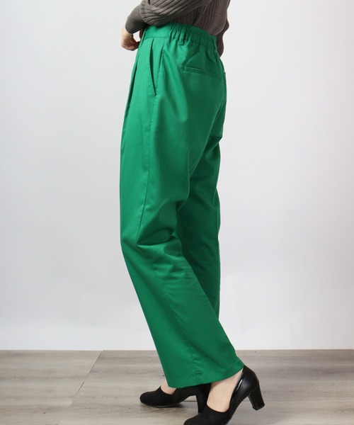 FUNALIVE（ファンアライブ）の「センタープレス ストレッチ カラーフレアパンツ（スラックス・メンズ・グリーン/モカ/ベージュ/ホワイト/サックスブルー/ブラック・XL/L/M）」の15枚目の写真