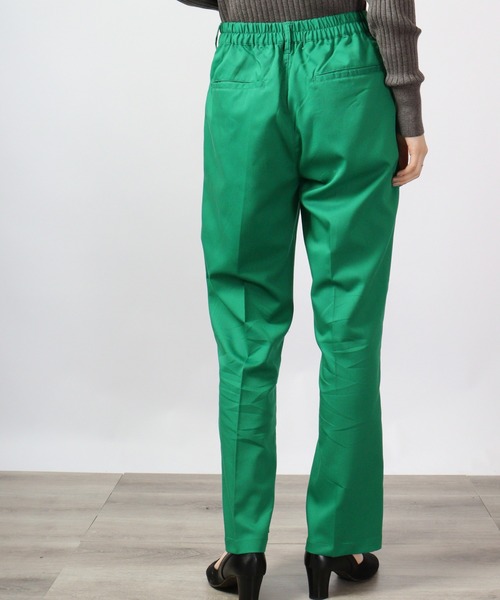 FUNALIVE（ファンアライブ）の「センタープレス ストレッチ カラーフレアパンツ（スラックス・メンズ・グリーン/モカ/ベージュ/ホワイト/サックスブルー/ブラック・XL/L/M）」の16枚目の写真