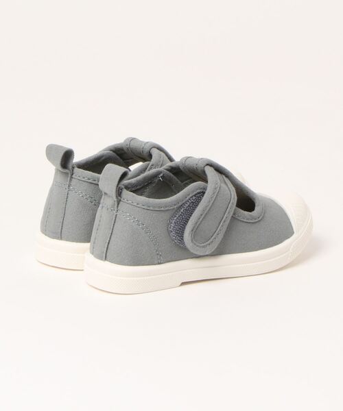 petit main（プティマイン）の「Tストラップスニーカー（スニーカー・キッズ・キナリ/カーキ・14cm/16cm/17cm/15cm）」の4枚目の写真