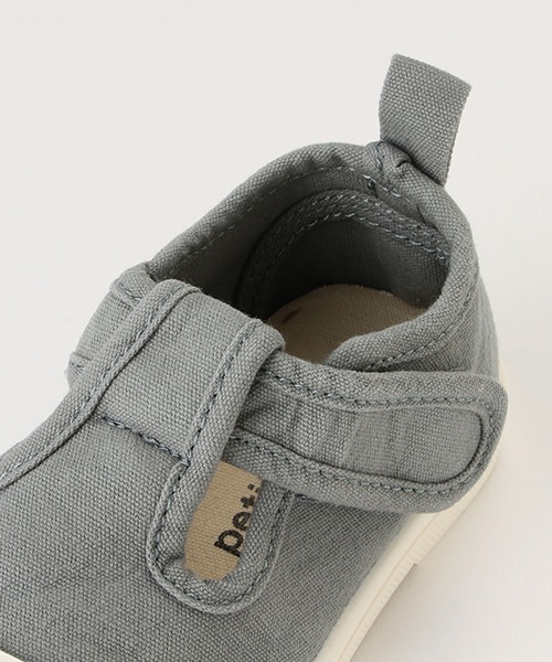 petit main（プティマイン）の「Tストラップスニーカー（スニーカー・キッズ・キナリ/カーキ・14cm/16cm/17cm/15cm）」の5枚目の写真