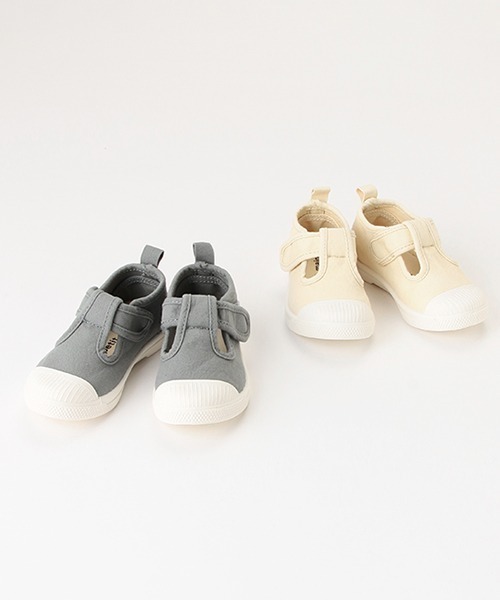 petit main（プティマイン）の「Tストラップスニーカー（スニーカー・キッズ・キナリ/カーキ・14cm/16cm/17cm/15cm）」の7枚目の写真