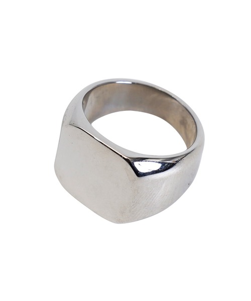 jiggys shop（ジギーズショップ）の「シグネットリング ステンレス 印台（リング・メンズ・シルバー/シルバー系その他・17号/21号/19号）」の3枚目の写真
