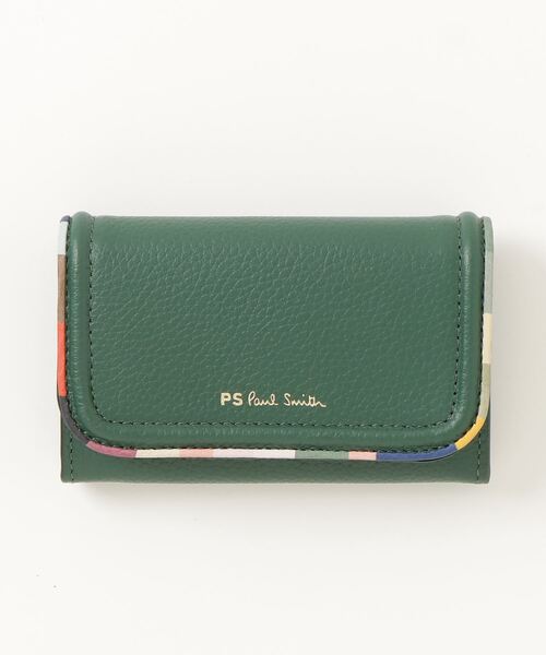 ✴️お買い得【新品】ポールスミス　名刺入れ　グリーン Paul Smith｜ポール・スミスの名刺入れ（グリーン・カーキ/緑色
