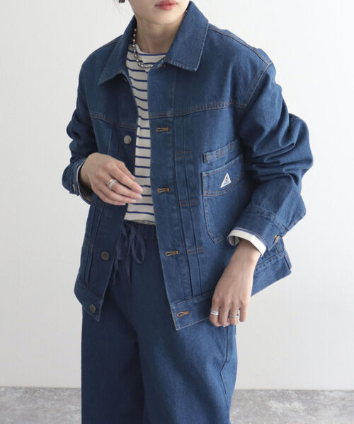 GEVACO(ゲバコ)の「【GEVACO/ゲバコ】10ozデニムジャケット(デニムジャケット・レディース・ブルー/ネイビー・38)」の5枚目の写真