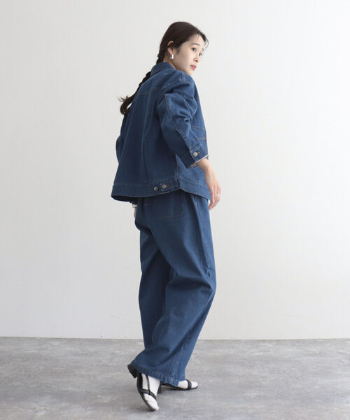 GEVACO(ゲバコ)の「【GEVACO/ゲバコ】10ozデニムジャケット(デニムジャケット・レディース・ブルー/ネイビー・38)」の9枚目の写真