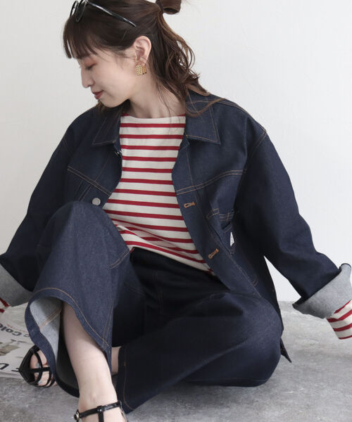 GEVACO(ゲバコ)の「【GEVACO/ゲバコ】10ozデニムジャケット(デニムジャケット・レディース・ブルー/ネイビー・38)」の18枚目の写真