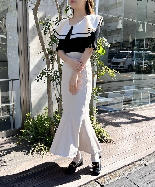 NOMAE（ノーマエ）の「ハイウエストマーメイドスカート（スカート