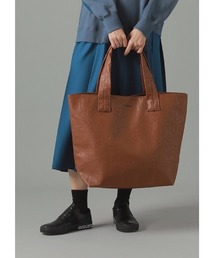 【ZUCCA】超BIGブラウン レザー トートバッグ ZUCCA】超BIGブラウン レザー トートバッグ 2025年】トート
