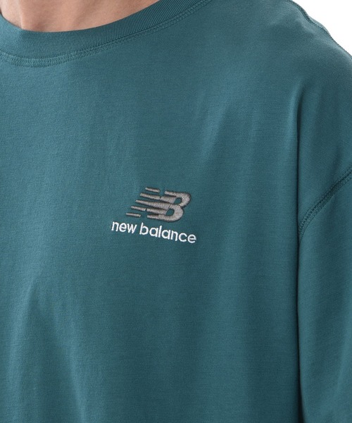 NEW BALANCE(ニューバランス)の「NB Essentials uni-ssentialsショートスリーブTシャツ(Tシャツ/カットソー・メンズ・ライトイエロー/ダークグリーン/ライラック・1/2/4/0/5/3)」の6枚目の写真