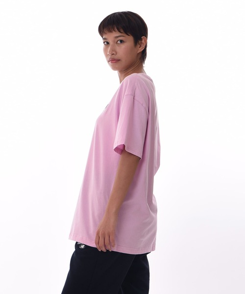 NEW BALANCE(ニューバランス)の「NB Essentials uni-ssentialsショートスリーブTシャツ(Tシャツ/カットソー・メンズ・ライトイエロー/ダークグリーン/ライラック・1/2/4/0/5/3)」の7枚目の写真