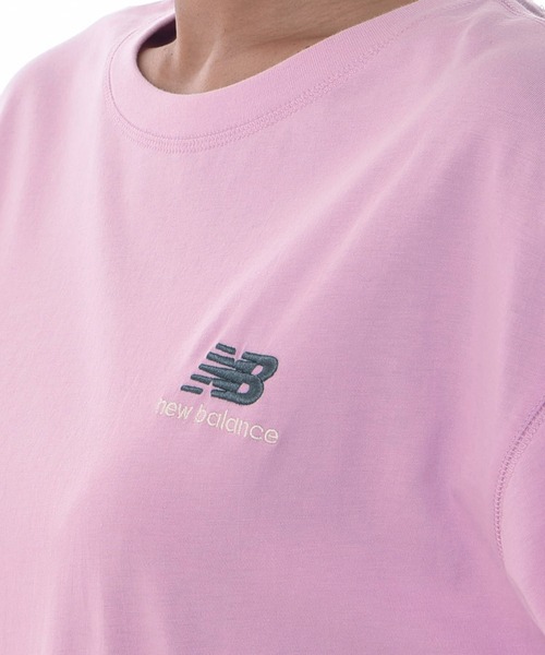 NEW BALANCE(ニューバランス)の「NB Essentials uni-ssentialsショートスリーブTシャツ(Tシャツ/カットソー・メンズ・ライトイエロー/ダークグリーン/ライラック・1/2/4/0/5/3)」の9枚目の写真
