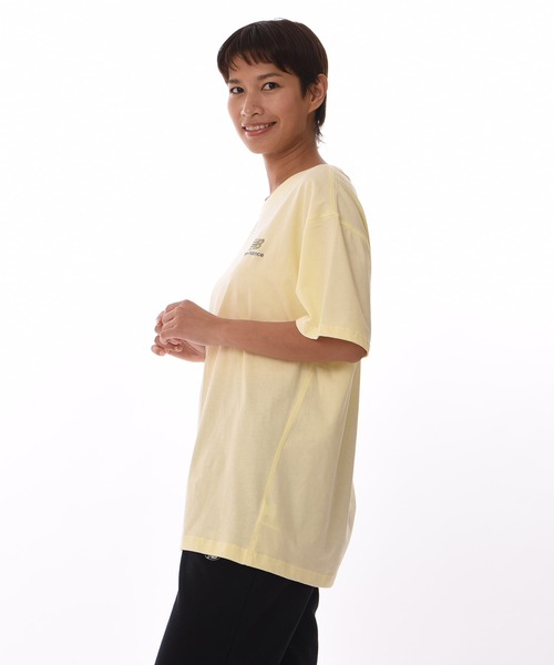 NEW BALANCE(ニューバランス)の「NB Essentials uni-ssentialsショートスリーブTシャツ(Tシャツ/カットソー・メンズ・ライトイエロー/ダークグリーン/ライラック・1/2/4/0/5/3)」の10枚目の写真