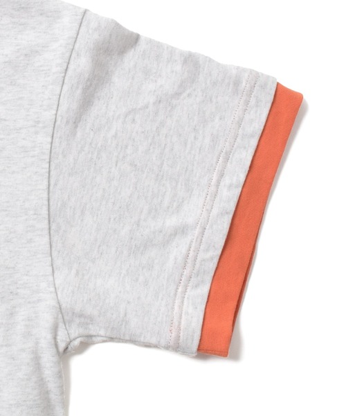 GLAZOS(グラソス)の「アソートカレッジプリントビッグ半袖Tシャツ(Tシャツ/カットソー・キッズ・サックスブルー/オートミール/ネイビー/グリーン・150cm/160cm/140cm/170cm)」の11枚目の写真