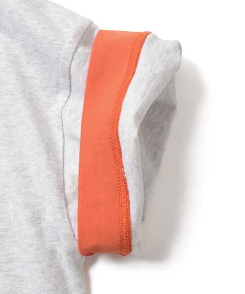 GLAZOS(グラソス)の「アソートカレッジプリントビッグ半袖Tシャツ(Tシャツ/カットソー・キッズ・サックスブルー/オートミール/ネイビー/グリーン・150cm/160cm/140cm/170cm)」の12枚目の写真