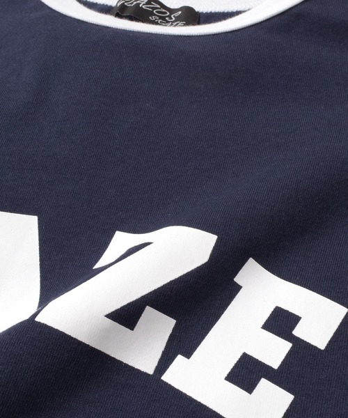 GLAZOS(グラソス)の「アソートカレッジプリントビッグ半袖Tシャツ(Tシャツ/カットソー・キッズ・サックスブルー/オートミール/ネイビー/グリーン・150cm/160cm/140cm/170cm)」の19枚目の写真